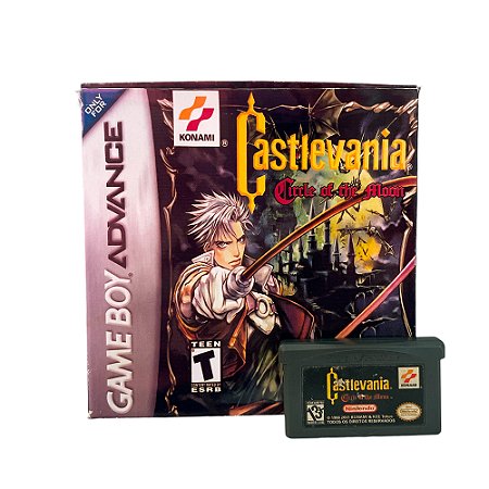 Jogo Castlevania: Circle of the Moon - GBA (Caixa Repro)