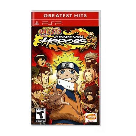 Jogo Naruto Ultimate Ninja Heroes - PSP (Greatest Hits)