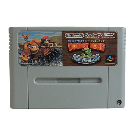 Jogo Super Donkey Kong 3: Nazo no Krems Shima - SNES (Japonês)