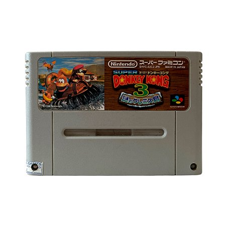 Jogo Super Donkey Kong 3: Nazo no Krems Shima - SNES (Japonês)