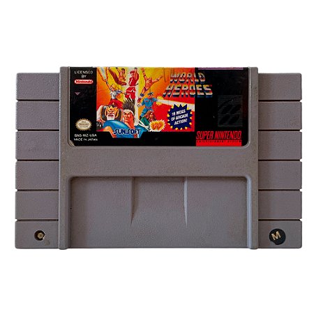 Jogo World Heroes - SNES