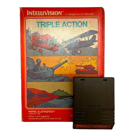 Jogo Triple Action - Intellivision