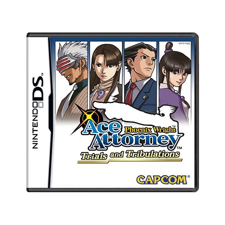 Jogo Phoenix Wright: Ace Attorney Trials and Tribulations - DS