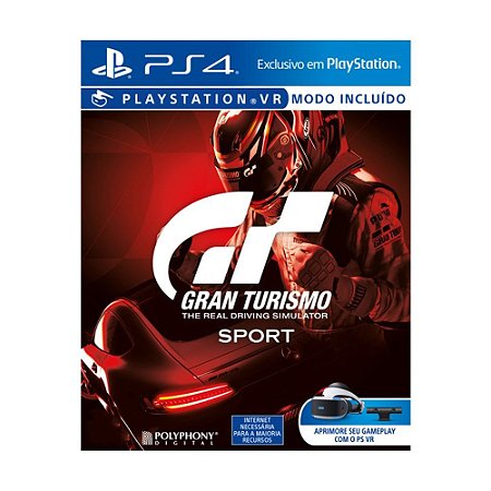 Jogo Gran Turismo Sport - PS4 (Capa Dura)