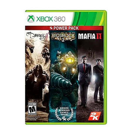 Jogos 2K Power Pack: Mafia II + Bioshock 2 + The Darkness 2 - Xbox 360