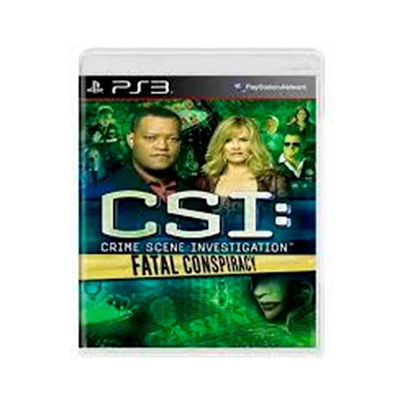 Jogo CSI: Crime Scene Investigation: Fatal Conspiracy - PS3