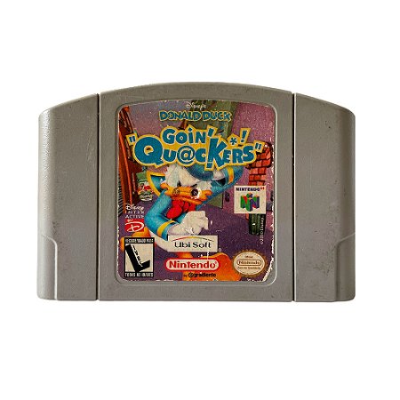Jogo Disney's Donald Duck Goin' Quackers - N64