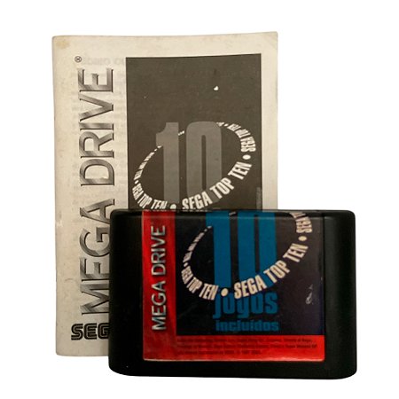 Jogo Sega Top Ten - Mega Drive
