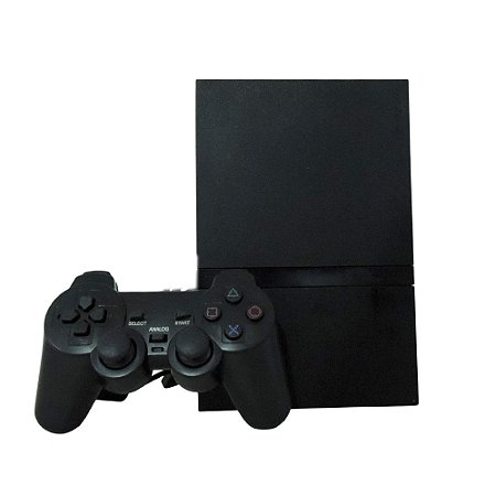 Console PlayStation 2 Slim Preto - Sony (Desbloqueado 1.99)