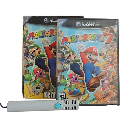 Jogo Mario Party 7 (Com Microfone) - GameCube