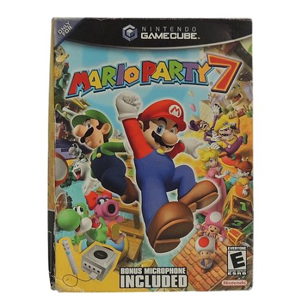Jogo Mario Party 7 (Com Microfone) - GameCube