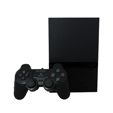 Console PlayStation 2 Slim Preto - Sony (Desbloqueado 1.93)
