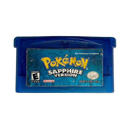 Jogo Pokemon Sapphire Version - GBA
