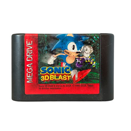 Jogo Sonic 3D Blast - Mega Drive