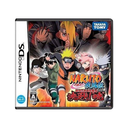 Jogo Naruto Shippuden: Saikyou Ninja Daikesshuu 5 - Kessen! 'Akatsuki' - DS (Japonês)