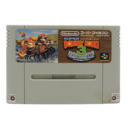 Jogo Donkey Kong Country 3 - Dixie Kong's Double Trouble - Super Famicom [Japonês]