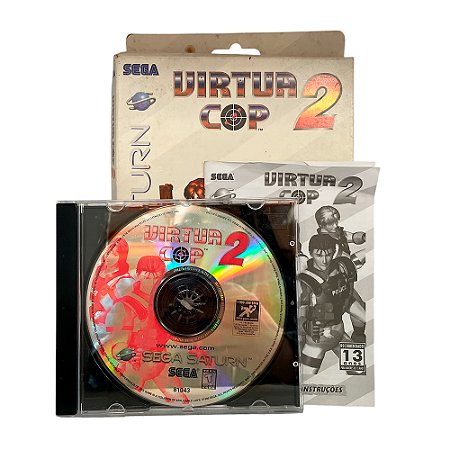 Jogo Virtua Cop 2 - Sega Saturn