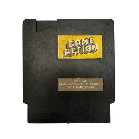 Jogo 4 in 1 Game Action (Clu Clu Land / Yie Ar Kung Fu / Popeye / Zippy Race) - Phantom System