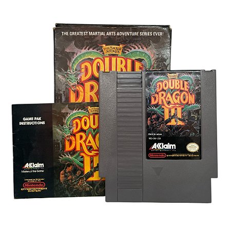 Jogo Double Dragon III: The Sacred Stones - NES