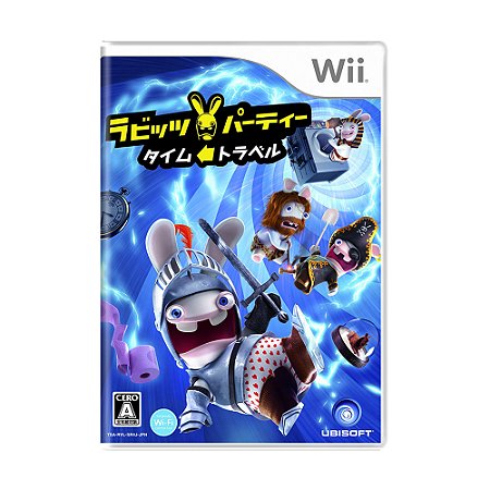 Jogo Rabbids Party: Time Travel - Wii (Japonês)