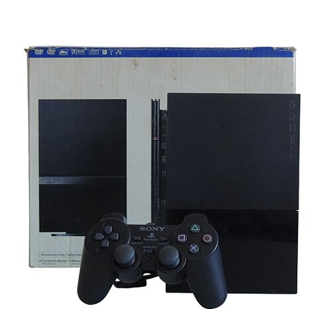 Console PlayStation 2 Slim Preto - Sony (Americano)
