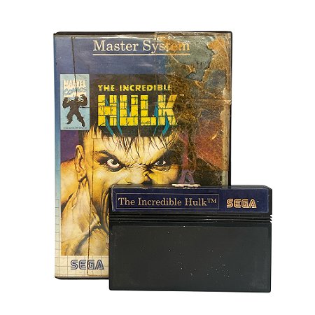 Jogo The Incredible Hulk - Master System