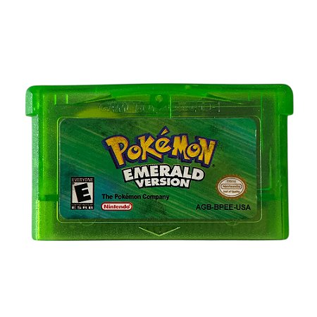 Jogo Pokémon Emerald Version - GBA (REPRO)