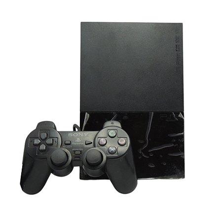 Console PlayStation 2 Slim Preto - Sony