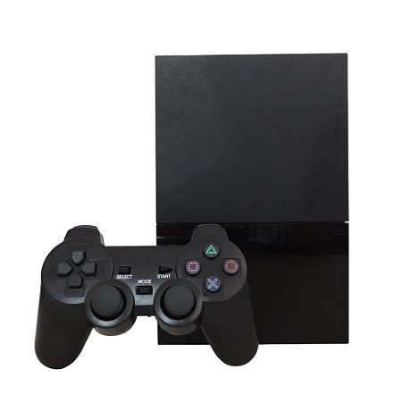 Console PlayStation 2 Slim Preto - Sony (Desbloqueado 2.00)