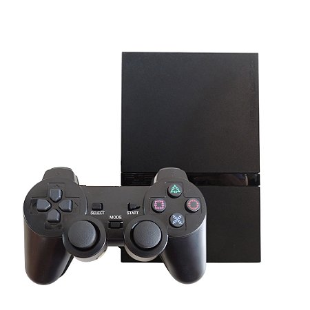 Console PlayStation 2 Slim Preto - Sony (Desbloqueado 1.82)