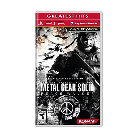 Jogo Metal Gear Solid: Peace Walker - PSP (Greatest Hits)