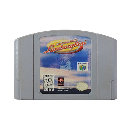 Jogo Automobile Lamborghini - N64