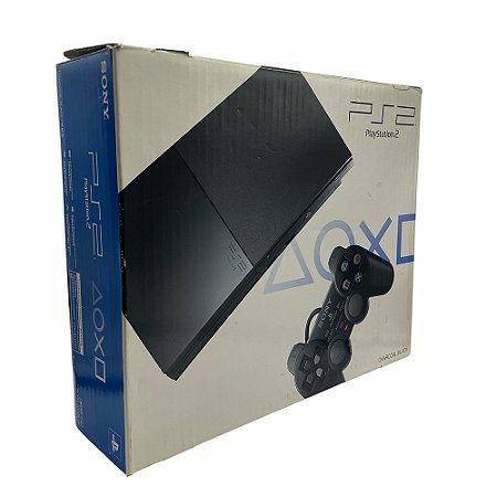 Console PlayStation 2 Slim Preto - Sony (Desbloqueado)