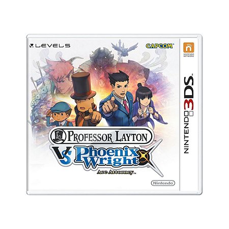 Jogo Professor Layton vs. Phoenix Wright: Ace Attorney - 3DS