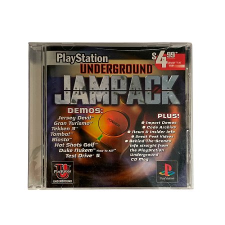 Jogo PlayStation Underground Jampack - PS1