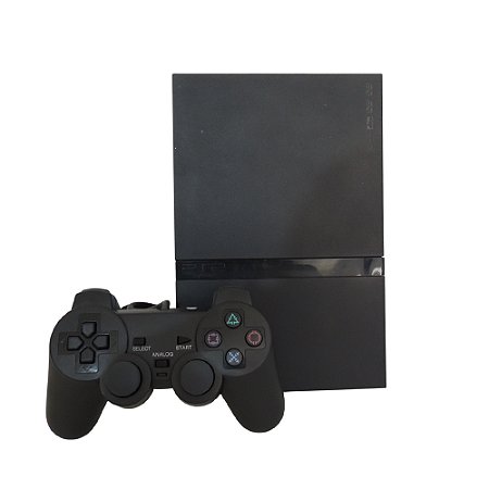 Console PlayStation 2 Slim Preto - Sony (Desbloqueado 1.93)