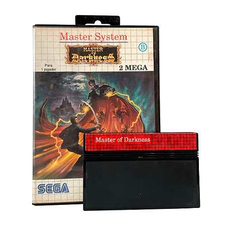 Jogo Master of Darkness - Master System