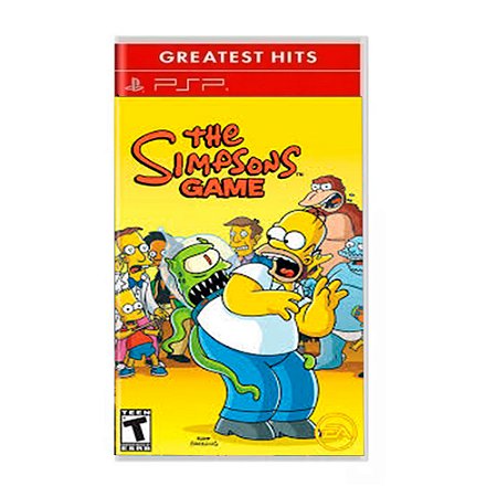 Jogo The Simpsons Game - PSP (Greatest Hits)