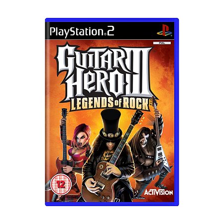 Jogo Guitar Hero III: Legends of Rock (Europeu) - PS2