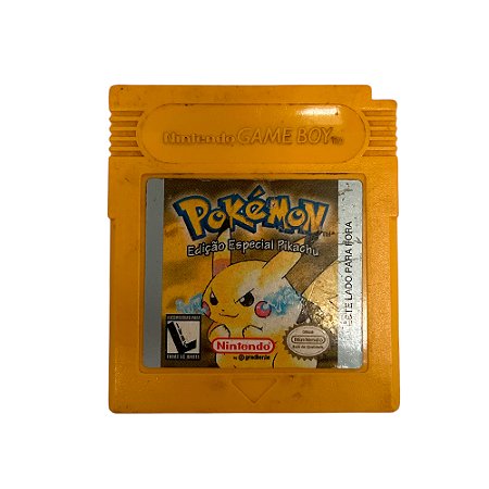 Jogo Pokémon Yellow Version: Special Pikachu Edition - GBC