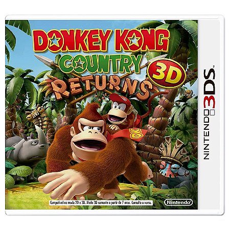 Jogo Donkey Kong Country Returns 3D - 3DS