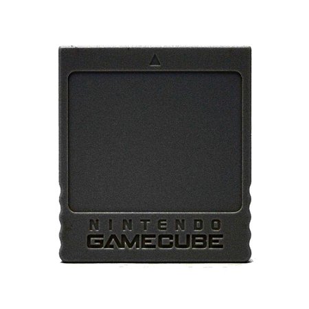 Memory Card Preto - Nintendo GameCube