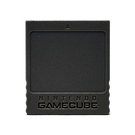 Memory Card Original Preto Nintendo GameCube - GC