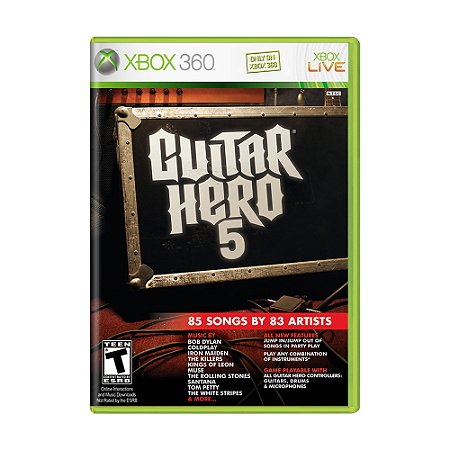 Jogo Guitar Hero 5 - Xbox 360