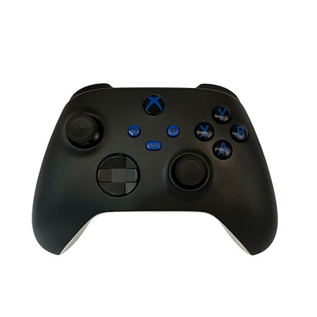 Controle Microsoft Preto Personalizado - Series X, S, One
