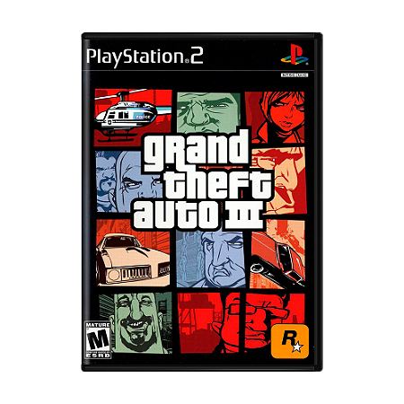 Jogo Grand Theft Auto III (GTA 3) - PS2 (Lacrado)