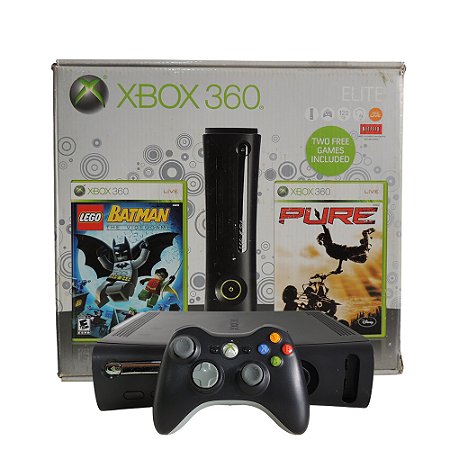 Console Xbox 360 FAT 120GB Preto - Microsoft