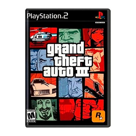 Jogo Grand Theft Auto III (GTA 3) - PS2