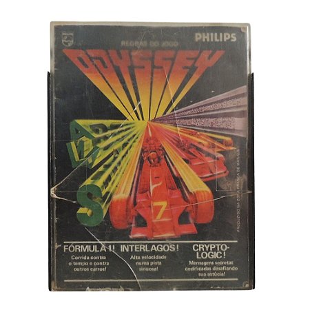 Jogo Odyssey 3 em 1 (Fórmula 1, Interlagos e Cryptologic) - Odyssey² Philips