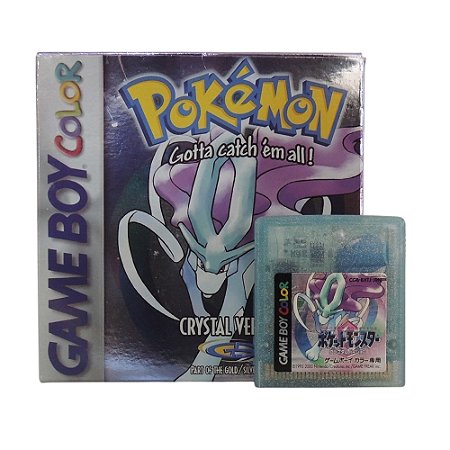 Jogo Pokémon Crystal Version (Japonês) - GBC